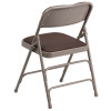 Flash Furniture HERCULES Series Brown Fabric Metal Chair, Model# AW-MC309AF-BRN-GG 5