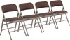 Flash Furniture HERCULES Series Brown Fabric Metal Chair, Model# AW-MC309AF-BRN-GG 6