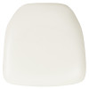 Flash Furniture White Vinyl Cushion, Model# BH-WH-HARD-VYL-GG