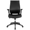 Flash Furniture Black High Back Leather Chair, Model# BL-LB-8809-LEA-GG 6