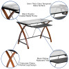 Flash Furniture Black Desk, Chair, Cabinet Set, Model# BLN-NAN28CHPX5-BK-GG 4