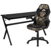 Flash Furniture Black Gaming Desk & Chair Set, Model# BLN-X10D1904L-CAM-GG