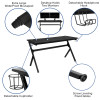 Flash Furniture Black Gaming Desk & Chair Set, Model# BLN-X10D1904L-CAM-GG 4