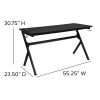 Flash Furniture Black Gaming Desk & Chair Set, Model# BLN-X10D1904L-CAM-GG 6