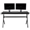 Flash Furniture Black Gaming Desk & Chair Set, Model# BLN-X10D1904L-GN-GG 7