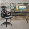 Flash Furniture Black Gaming Desk & Chair Set, Model# BLN-X10D1904L-GY-GG 2