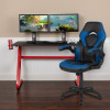 Flash Furniture Red Gaming Desk and Chair Set, Model# BLN-X10RSG1030-BL-GG 2