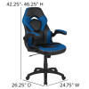 Flash Furniture Red Gaming Desk and Chair Set, Model# BLN-X10RSG1030-BL-GG 5
