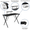 Flash Furniture Black Gaming Desk & Chair Set, Model# BLN-X10RSG1031-RD-GG 4