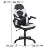 Flash Furniture Black Gaming Desk & Chair Set, Model# BLN-X10RSG1031-WH-GG 5