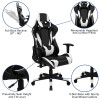 Flash Furniture Black Gaming Desk & Chair Set, Model# BLN-X20D1904L-BK-GG 3