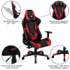 Flash Furniture Black Gaming Desk & Chair Set, Model# BLN-X20D1904-RD-GG 3