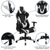 Flash Furniture Red Gaming Desk and Chair Set, Model# BLN-X20RSG1030-BK-GG 3