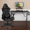 Flash Furniture Black Gaming Desk & Chair Set, Model# BLN-X20RSG1031-GY-GG 2