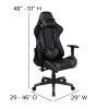 Flash Furniture Black Gaming Desk & Chair Set, Model# BLN-X20RSG1031-GY-GG 5