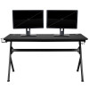 Flash Furniture Black Gaming Desk & Chair Set, Model# BLN-X30D1904L-BL-GG 7