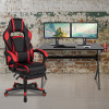 Flash Furniture Black Gaming Desk & Chair Set, Model# BLN-X40D1904-RD-GG 2