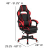 Flash Furniture Black Gaming Desk & Chair Set, Model# BLN-X40D1904-RD-GG 5