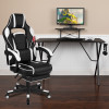 Flash Furniture Black Gaming Desk & Chair Set, Model# BLN-X40RSG1031-WH-GG 2