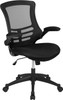 Flash Furniture Black Mid-Back Task Mesh Chair, Model# BL-X-5M-BK-GG