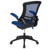 Flash Furniture Blue Mesh Mid-Back Desk Chair, Model# BL-X-5M-BLUE-GG 6