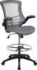 Flash Furniture Dark Gray Mesh Draft Chair, Model# BL-X-5M-D-DKGY-GG