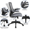 Flash Furniture Dark Gray Mesh Mid-Back Chair, Model# BL-X-5M-DKGY-GG 4
