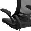 Flash Furniture Black Mid-Back Leather Chair, Model# BL-X-5M-LEA-GG 7