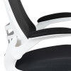 Flash Furniture Black Mesh Mid-Back Desk Chair, Model# BL-X-5M-WH-BK-GG 7