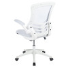 Flash Furniture White Mesh Mid-Back Desk Chair, Model# BL-X-5M-WH-WH-GG 6