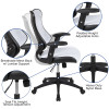Flash Furniture White Mesh High Back Chair, Model# BL-ZP-806-WH-GG 4