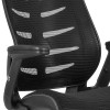 Flash Furniture Black Mesh Drafting Chair, Model# BL-ZP-809D-BK-GG 6