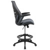Flash Furniture Dark Gray Mesh Drafting Chair, Model# BL-ZP-809D-DKGY-GG 7