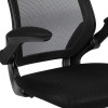 Flash Furniture Black Mesh Sled Base Chair, Model# BL-ZP-8805C-GG 6
