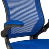 Flash Furniture Blue Mesh Drafting Chair, Model# BL-ZP-8805D-BLUE-GG 6