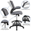 Flash Furniture Dark Gray Mesh Drafting Chair, Model# BL-ZP-8805D-DKGY-GG 3