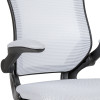 Flash Furniture White Mesh Drafting Chair, Model# BL-ZP-8805D-WH-GG 6