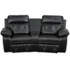 Flash Furniture Reel Comfort Series Black Leather Theater - 2 Seat, Model# BT-70530-2-BK-CV-GG 3