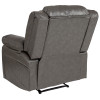 Flash Furniture Harmony Series Gray Leather Recliner, Model# BT-70597-1-GY-GG 5