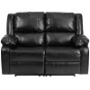 Flash Furniture Harmony Series Black Leather Recline Loveseat, Model# BT-70597-LS-GG 7