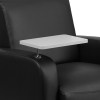 Flash Furniture Black Leather Tablet Chair, Model# BT-8217-BK-GG 6