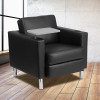 Flash Furniture Black Leather Tablet Chair, Model# BT-8219-BK-GG 2