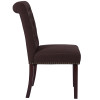 Flash Furniture HERCULES Series Brown Fabric Parsons Chair, Model# BT-P-BRN-FAB-GG 7