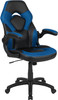 Flash Furniture X10 Black/Blue Racing Gaming Chair, Model# CH-00095-BL-GG