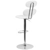 Flash Furniture White Vinyl Barstool, Model# CH-112280-WH-GG 5