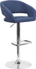 Flash Furniture Blue Fabric Barstool, Model# CH-122070-BLFAB-GG