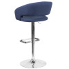 Flash Furniture Blue Fabric Barstool, Model# CH-122070-BLFAB-GG 5