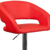 Flash Furniture Red Vinyl Barstool, Model# CH-122070-RED-GG 6