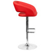 Flash Furniture Red Vinyl Barstool, Model# CH-122070-RED-GG 7