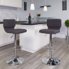 Flash Furniture Charcoal Fabric Barstool, Model# CH-132330-BKFAB-GG 2